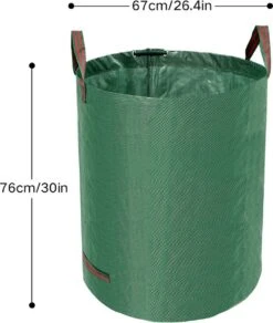Tuin Afvalzakken - 2 Stuks - Opvouwbare Afvalzak - Tuin Afvalzak - Bladzakken - Waterstotend Tuinafvalzak - 270L 15 Tuin Afvalzakken - 2 Stuks - Opvouwbare Afvalzak - Tuin Afvalzak - Bladzakken - Waterstotend Tuinafvalzak - 270L -Tuingereedschaps winkel 1016x1200 1