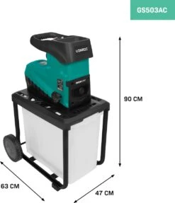 VONROC Stille Hakselaar/Shredder 2800W – Voor Takken Tot Ø45mm – Incl. 60L Opvangbak & Duwstok 11 VONROC Stille Hakselaar/Shredder 2800W – Voor Takken Tot Ø45mm – Incl. 60L Opvangbak & Duwstok -Tuingereedschaps winkel 1034x1200