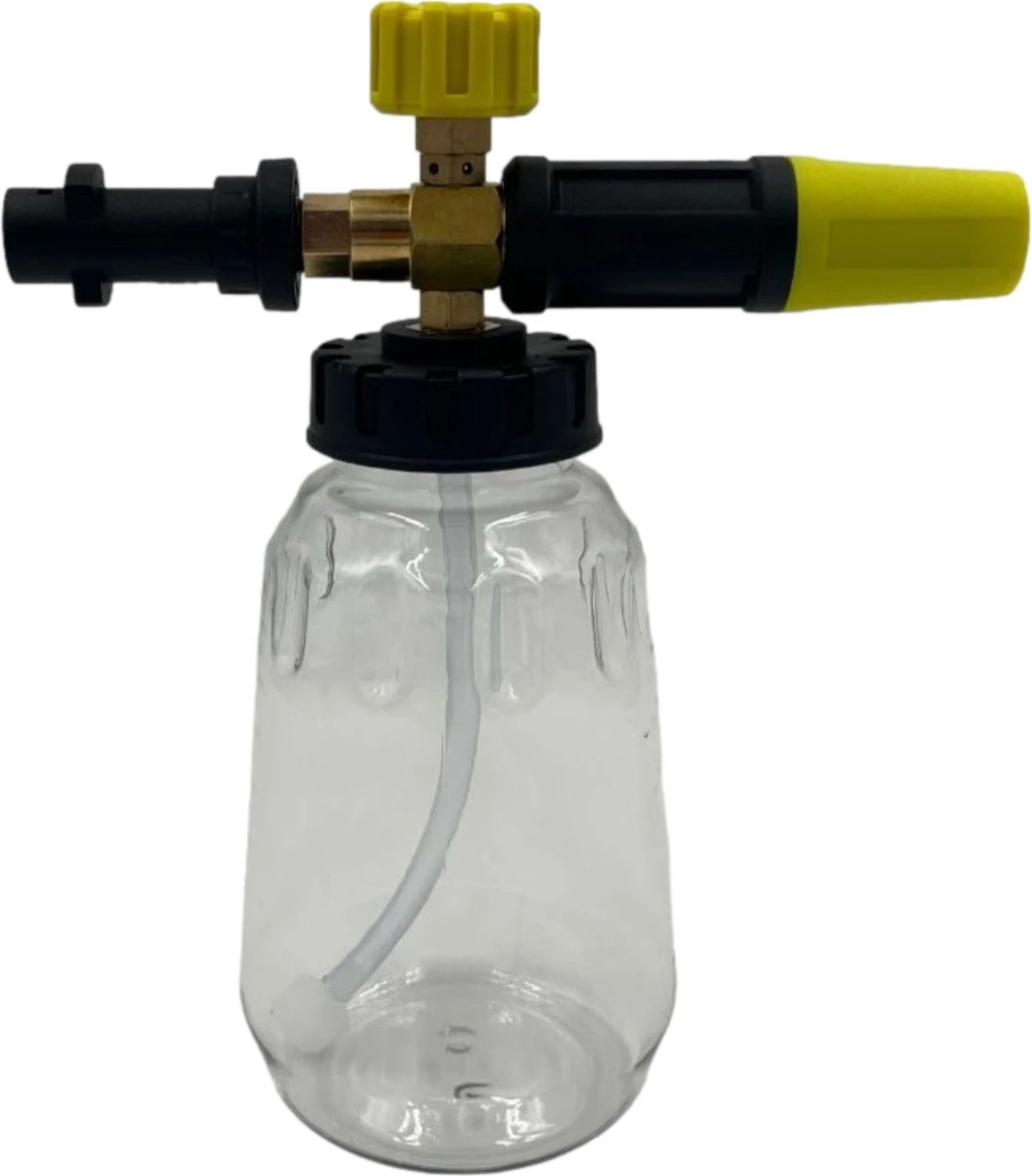 Jatso® Foam Cannon - Snow Foam - Foam Gun - Schuimlans - Foam Gun Auto - Foam Lance - Schuimsproeier - Snow Foam Cannon - Past Op Karcher K1 T/m K7 - Messing - Afneembaar Pistool 3 Jatso® Foam Cannon - Snow Foam - Foam Gun - Schuimlans - Foam Gun Auto - Foam Lance - Schuimsproeier - Snow Foam Cannon - Past Op Karcher K1 T/m K7 - Messing - Afneembaar Pistool - Afbeelding 2