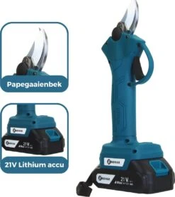 NovarGarden® Elektrische Snoeischaar NG1 - 2x Accu - Elektrisch - Takkenschaar - Op Batterij - 28mm -Tuingereedschaps winkel 1061x1200