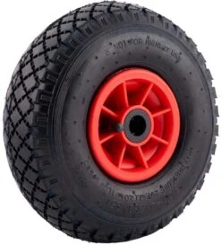 Benson Bolderkarwiel Steekwagenwiel Met Luchtband 3.00-4 | Asgatdiameter 20mm Rollager | Hoogte Wiel 26cm -Tuingereedschaps winkel 1087x1200