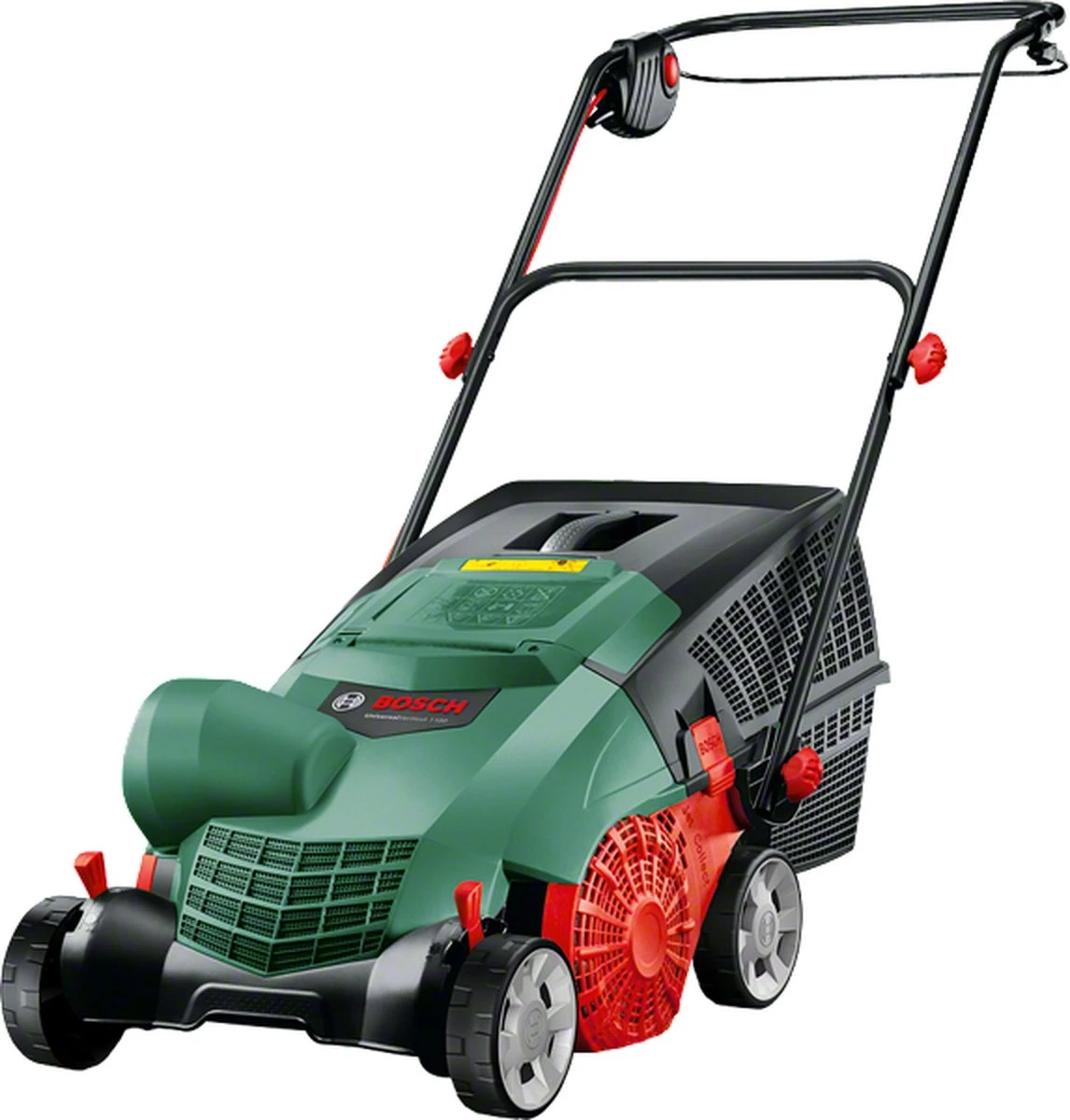 Bosch UniversalVerticut 1100 Verticuteermachine - Op Snoer - 1100 W - 32 Cm Maaibreedte - Met 50 Liter Opvangbak 10 Bosch UniversalVerticut 1100 Verticuteermachine - Op Snoer - 1100 W - 32 Cm Maaibreedte - Met 50 Liter Opvangbak - Afbeelding 8