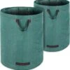 Gardebruk Tuinafvalzak - 2 Stuks 280L – 77x67cm/Opvouwbaar - Groen -Tuingereedschaps winkel 1153x1200