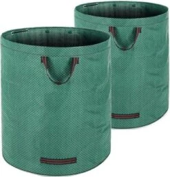 Gardebruk Tuinafvalzak - 2 Stuks 280L – 77x67cm/Opvouwbaar - Groen -Tuingereedschaps winkel 1155x1200