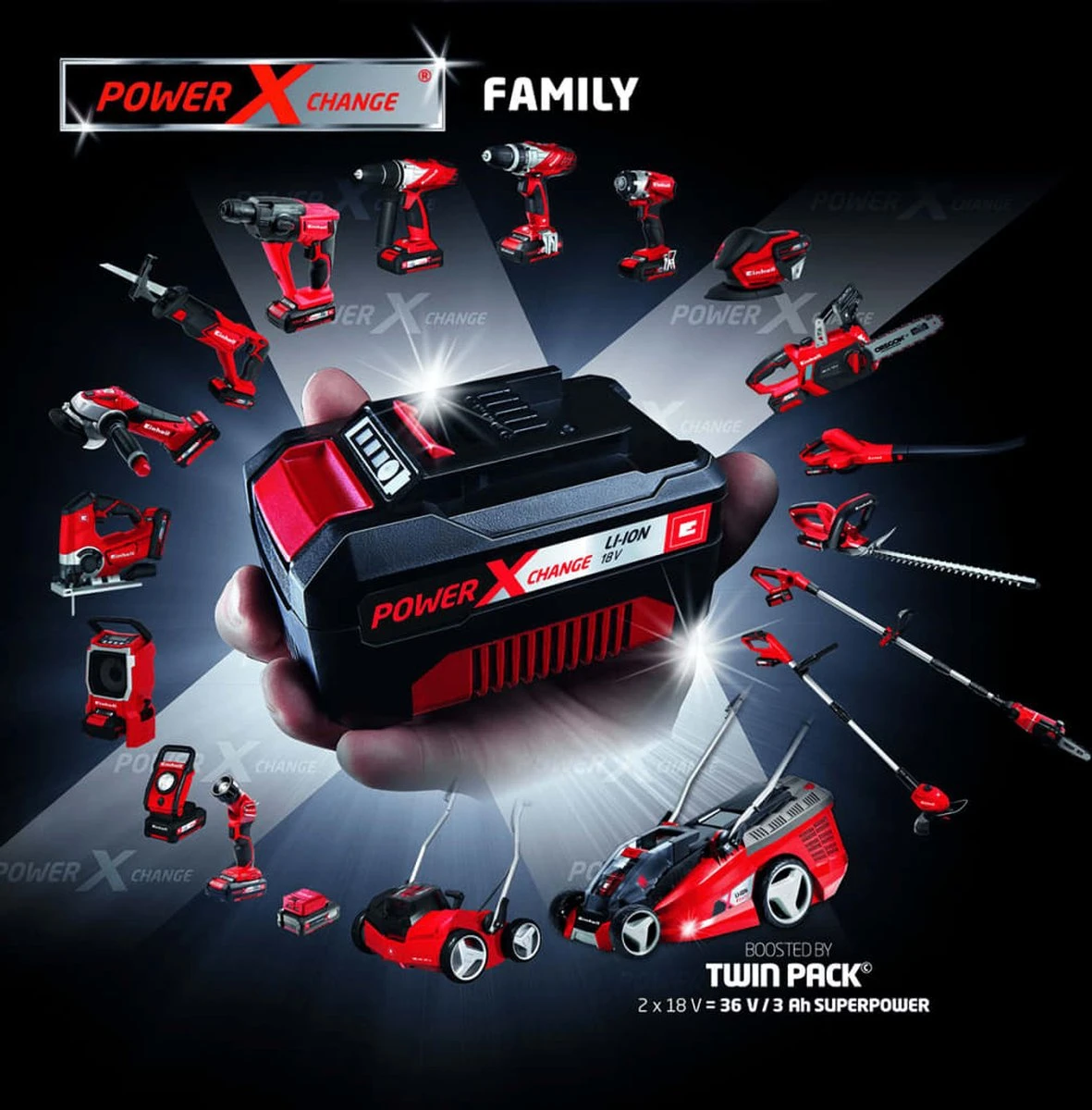 Einhell Accu Heggenschaar GE-CH 1846 Li-Solo Power X-Change (Li-Ion - 18 V - 46 Cm Zaaglengte - 15 Mm Tandafstand - Ergonomische Handgreep - Zonder Accu En Lader) 13 Einhell Accu Heggenschaar GE-CH 1846 Li-Solo Power X-Change (Li-Ion - 18 V - 46 Cm Zaaglengte - 15 Mm Tandafstand - Ergonomische Handgreep - Zonder Accu En Lader) - Afbeelding 11