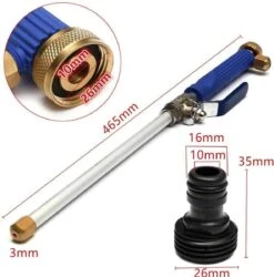 Merkloos Hogedruk-waterjet-Waterspuit-tuinslang | Spuitpistool Aansluiting Op Tuinslang | Hogedruk Waterpistool, Bevestiging Voor Tuinsproeier- Auto Wassen- Terras/tuin Reiniger -Tuingereedschaps winkel 1185x1200 6