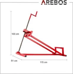 AREBOS Zitmaaierkrik Zitmaaier Kriksysteem Krik Hijstoestel Reinigingshulp 400kg -Tuingereedschaps winkel 1188x1200 2