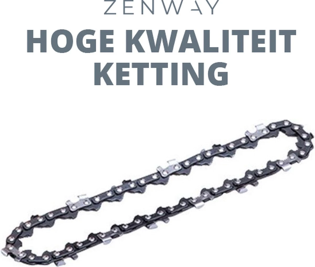 Zenway - Ketting Voor Zenway Mini Kettingzaag Met Accu 3 Zenway - Ketting Voor Zenway Mini Kettingzaag Met Accu
