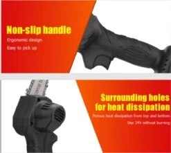 Violeworks® Accu Kettingzaag - Snoeizaag - Mini Kettingzaag - Handkettingzaag - Ook Voor Makita - Elektrische Kettingzaag - Elektrische Snoeischaar - Op Batterij - 2900 MAh - 1080W - 88V -Tuingereedschaps winkel 1200x1075 2