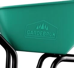 Gardebruk Kruiwagen 100 L - Kunststof Kuip – Tot 150KG Groen -Tuingereedschaps winkel 1200x1099