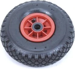 Benson Bolderkarwiel Steekwagenwiel Met Luchtband 3.00-4 | Asgatdiameter 20mm Rollager | Hoogte Wiel 26cm -Tuingereedschaps winkel 1200x1111