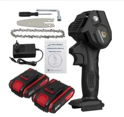 Violeworks® Accu Kettingzaag - Snoeizaag - Mini Kettingzaag - Handkettingzaag - Ook Voor Makita - Elektrische Kettingzaag - Elektrische Snoeischaar - Op Batterij - 2900 MAh - 1080W - 88V -Tuingereedschaps winkel 1200x1128 5