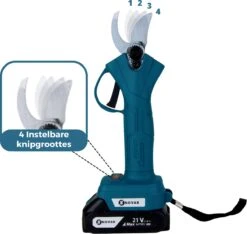 NovarGarden® Elektrische Snoeischaar NG1 - 2x Accu - Elektrisch - Takkenschaar - Op Batterij - 28mm -Tuingereedschaps winkel 1200x1136 1