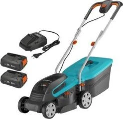 GARDENA - PowerMax 32/36V P4A Ready To Use Set - Grasmaaier (gemotoriseerd) - Maaihoogte 60mm - Snijbreedte 32 Cm -Tuingereedschaps winkel 1200x1165