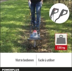 Powerplus POWEG7010 Tuinfrees - 1050W - Werkbreedte 320mm - Werkdiepte Max. 220mm - Incl. 4 Messen 13 Powerplus POWEG7010 Tuinfrees - 1050W - Werkbreedte 320mm - Werkdiepte Max. 220mm - Incl. 4 Messen -Tuingereedschaps winkel 1200x1180 1