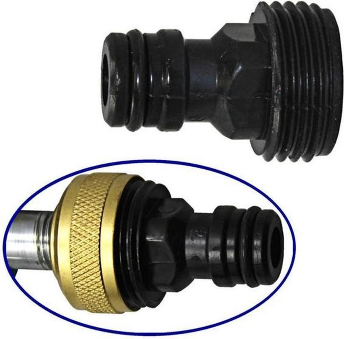 Merkloos Hogedrukreiniger | Opzetstuk Tuinslang | Spuitmond | Hogedrukspuit 4 Merkloos Hogedrukreiniger | Opzetstuk Tuinslang | Spuitmond | Hogedrukspuit - Afbeelding 2