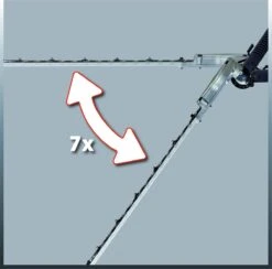 Einhell Telescoop Heggenschaar GC-HH 9048 (900 W - Snijkop Kantelbaar - Metalen Tandwielaandrijving - Telescopische Geleidesteel 50 Cm Verlengbaar - Extra Verstelbare Handgreep - Inclusief Draagriem) -Tuingereedschaps winkel 1200x1184 3