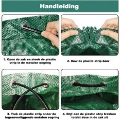 Tuin Afvalzakken - 2 Stuks - Opvouwbare Afvalzak - Tuin Afvalzak - Bladzakken - Waterstotend Tuinafvalzak - 270L 17 Tuin Afvalzakken - 2 Stuks - Opvouwbare Afvalzak - Tuin Afvalzak - Bladzakken - Waterstotend Tuinafvalzak - 270L -Tuingereedschaps winkel 1200x1186