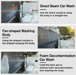 Merkloos Drillpro Elektrische Accu - Hogedrukreiniger - 30Bar - Multifunctioneel Mondstuk - Draagbaar Oplaadbaar Snoerloos - Zwart -Tuingereedschaps winkel 1200x1191 3