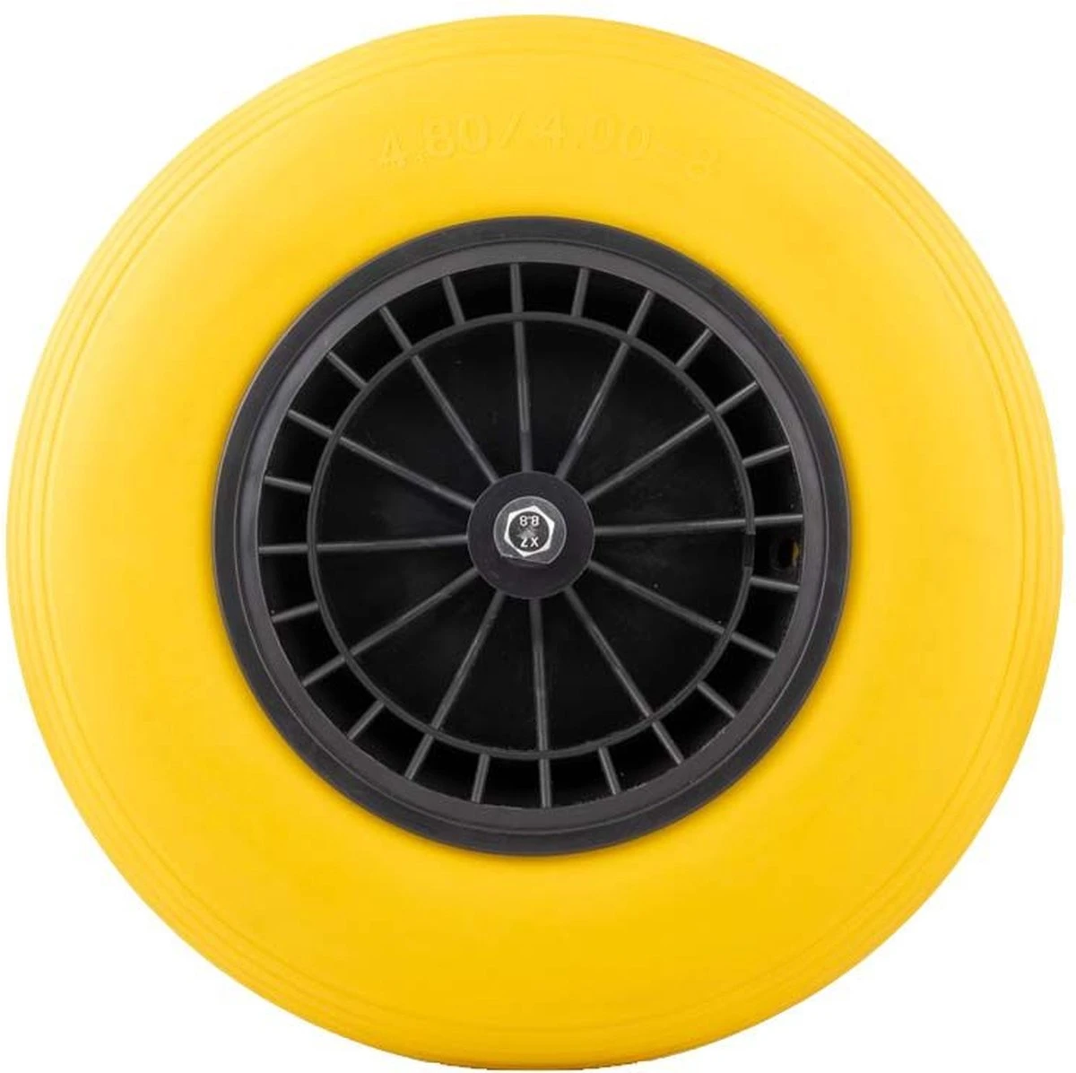 Merkloos Kruiwagenwiel Anti Lek - 4.80/4.00-8 - Massief PU Band - Lekvrij Wiel Met 130mm As - Kruiwagenband 4.80/400 Voor Kruiwagen 10 Merkloos Kruiwagenwiel Anti Lek - 4.80/4.00-8 - Massief PU Band - Lekvrij Wiel Met 130mm As - Kruiwagenband 4.80/400 Voor Kruiwagen - Afbeelding 8