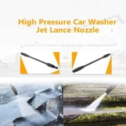 Merkloos 140 Bar Hogedrukspuitlans - Hogedrukreiniger Kärcher-opzetstuk - Verstelbare Sproeikop Voor Karcher Hogedrukreiniger - Accessoire Voor Karcher K1 K2 K3 K4 K5 K6 K7 -Tuingereedschaps winkel 1200x1198 15