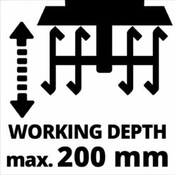 Einhell Accu Grondfrees GE-CR 30 Li-Solo Power X-Change (Li-Ion - 36 V - 30 Cm Werkbreedte - 20 Cm Werkdiepte - Robuuste Hakmessen - 2-punts Veiligheidsschakelaar - Zonder Accu En Lader) -Tuingereedschaps winkel 1200x1198 9