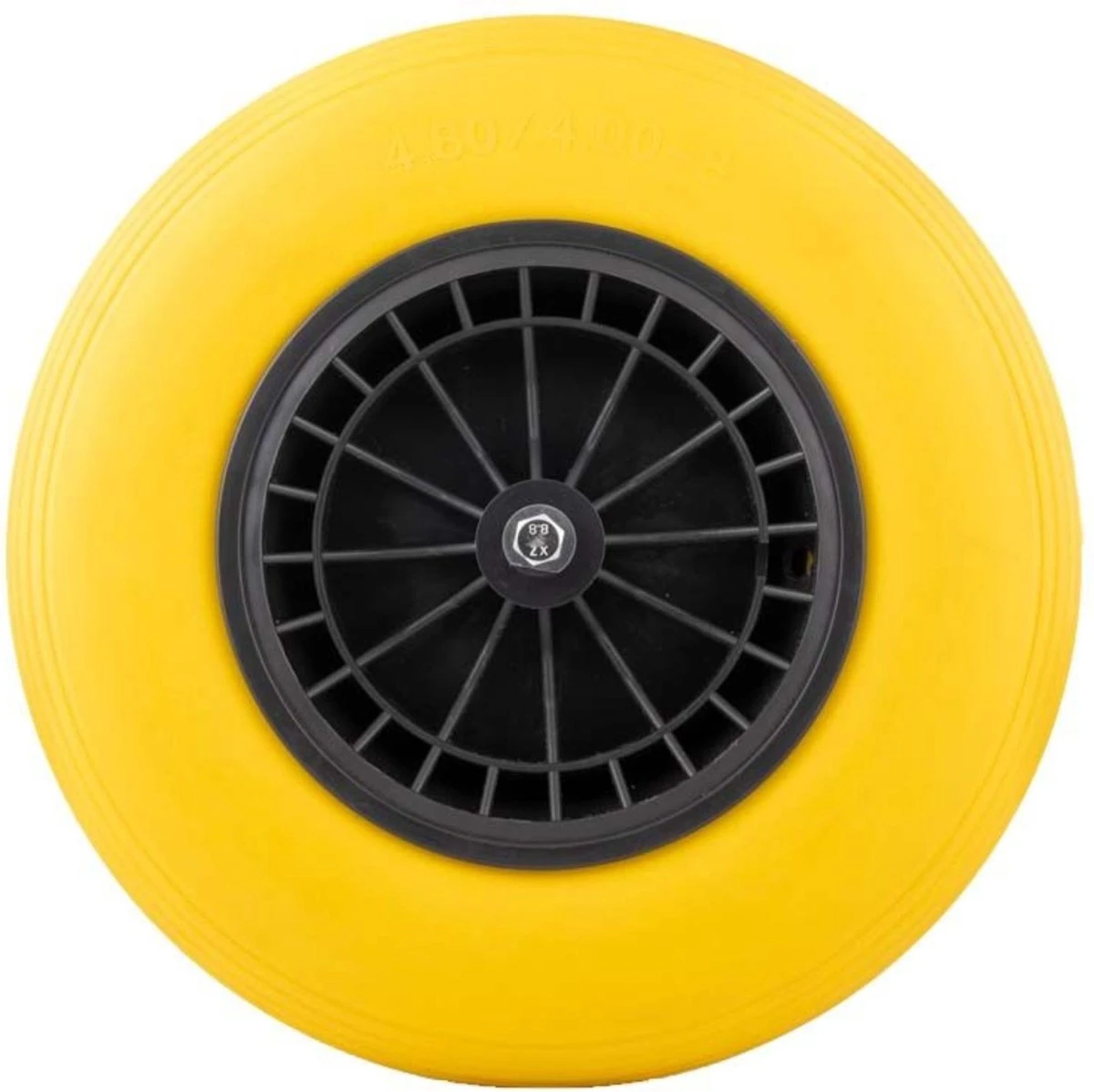 Merkloos Anti Lek Kruiwagenwiel 4.80/4.00-8 | Met As | Geel 5 Merkloos Anti Lek Kruiwagenwiel 4.80/4.00-8 | Met As | Geel - Afbeelding 3