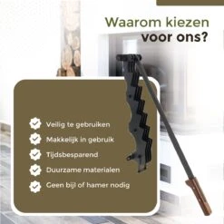 Flowkey® Houtklover XL - Houtsplijter Bijl - Houtkliever Kloofwig Gietijzer - Voor Hout & Aanmaakhout - Inclusief Gratis Bevestigingsset -Tuingereedschaps winkel 1200x1199 15