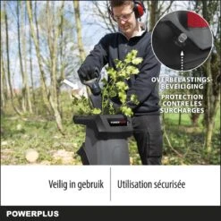 Powerplus POWEG5011 Elektrische Hakselaar Versnipperaar - 2400W - Max. Ø40mm - Incl. Duwstok, Wielen En 50L Opvangzak - Heggen, Bomen En Haag - Tuinonderhoud -Tuingereedschaps winkel 1200x1200 107