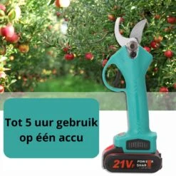 Merkloos Elektrische Snoeischaar - Professioneel - Accu Snoeischaar - 2 Accu's - Tuinieren - Tuinschaar - 30mm -Tuingereedschaps winkel 1200x1200 136