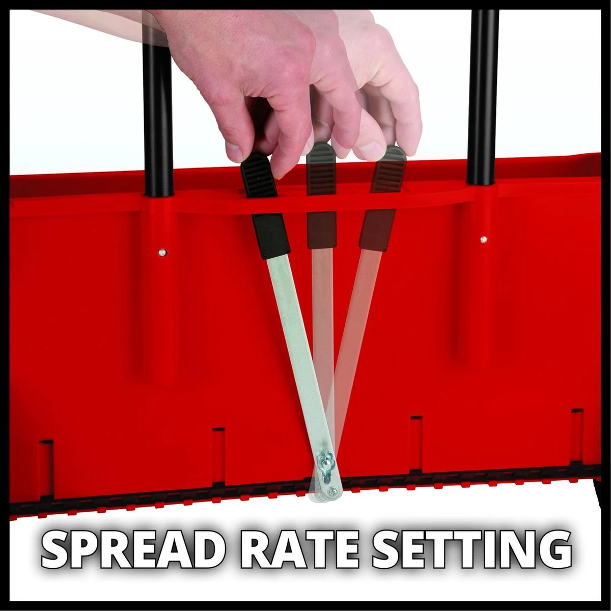 Einhell Strooiwagen GC-SR 12 (12 L - 45 Cm Strooibreedte - Dubbele Duwstang - Kliksluiting Aan Beide Zijden - Verstelhendel - Corrosiebestendige Rol - Behuizing Van Breukvast Kunststof) 6 Einhell Strooiwagen GC-SR 12 (12 L - 45 Cm Strooibreedte - Dubbele Duwstang - Kliksluiting Aan Beide Zijden - Verstelhendel - Corrosiebestendige Rol - Behuizing Van Breukvast Kunststof) - Afbeelding 4