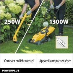 Powerplus POWXG6212T Elektrische Grasmaaier - Grasmachine Voor Kleine En Middelgrote Tuin - 1300W - Maaibreedte 320mm - Verstelbare Maaihoogte - 30L Opvangbak - Incl. Grastrimmer 250W 15 Powerplus POWXG6212T Elektrische Grasmaaier - Grasmachine Voor Kleine En Middelgrote Tuin - 1300W - Maaibreedte 320mm - Verstelbare Maaihoogte - 30L Opvangbak - Incl. Grastrimmer 250W -Tuingereedschaps winkel 1200x1200 275