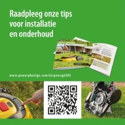 Powerplus POWXG6305 Robotmaaier - 18V - Voor Gazons Tot Ca. 500m² - Maaibreedte 180mm - Incl. Laadstation En Accessoires -Tuingereedschaps winkel 1200x1200 330