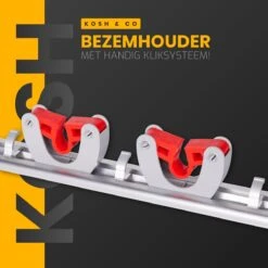 Merkloos Stevige Bezemhouder - Aluminium - Ophangsysteem Bezem - 5 Haken & 4 Houders - Gereedschaphouder - Opbergsysteem 9 Merkloos Stevige Bezemhouder - Aluminium - Ophangsysteem Bezem - 5 Haken & 4 Houders - Gereedschaphouder - Opbergsysteem -Tuingereedschaps winkel 1200x1200 425