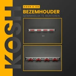 Merkloos Stevige Bezemhouder - Aluminium - Ophangsysteem Bezem - 5 Haken & 4 Houders - Gereedschaphouder - Opbergsysteem 12 Merkloos Stevige Bezemhouder - Aluminium - Ophangsysteem Bezem - 5 Haken & 4 Houders - Gereedschaphouder - Opbergsysteem -Tuingereedschaps winkel 1200x1200 427