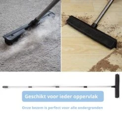 2 In 1 Rubberen Bezem – Bezem Binnen & Buiten – Vloerwisser Met Steel - Met Huisdierhaar Verwijderaar - Vloertrekker – Veger - Extra Lang 160cm 21 2 In 1 Rubberen Bezem – Bezem Binnen & Buiten – Vloerwisser Met Steel - Met Huisdierhaar Verwijderaar - Vloertrekker – Veger - Extra Lang 160cm -Tuingereedschaps winkel 1200x1200 434