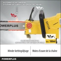 Powerplus POWXG1032 Elektrische Kettingzaag - 900W - Zwaardlengte 300mm - Automatische Kettingsmering - Incl. 1x Ketting En 1x Zwaard -Tuingereedschaps winkel 1200x1200 606