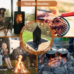 Miseru Houtklover – Geen Bijl Nodig – No Axe - Houtsplijter – Houtkliever – HANDMADE In Holland - Houtklover Voor Aanmaakhout – Metaal -Tuingereedschaps winkel 1200x1200 630