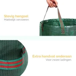 Goliving Tuinafvalzak - Set Van 2- Tuinafvalzakken Opvouwbaar - Tuinzak - Tuinafvalemmer - 2x 280 Liter - Groen 17 Goliving Tuinafvalzak - Set Van 2- Tuinafvalzakken Opvouwbaar - Tuinzak - Tuinafvalemmer - 2x 280 Liter - Groen -Tuingereedschaps winkel 1200x1200 69