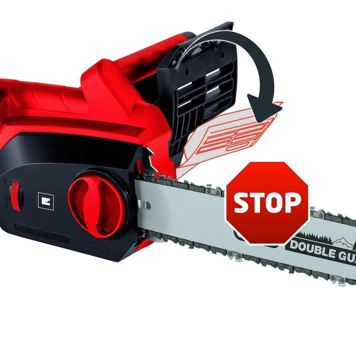 Einhell Elektrische Kettingzaag GH-EC 1835 (1800 Watt - 325 Mm Zaaglengte - Oregon-ketting En Kwaliteitszwaard - Terugslagbescherming En Kettingvangbout) 10 Einhell Elektrische Kettingzaag GH-EC 1835 (1800 Watt - 325 Mm Zaaglengte - Oregon-ketting En Kwaliteitszwaard - Terugslagbescherming En Kettingvangbout) - Afbeelding 8
