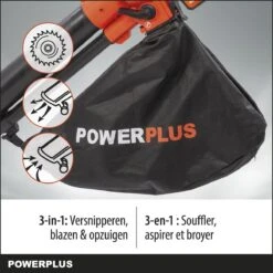 Powerplus Dual Power POWDPG75270 Bladblazer - Bladzuiger En -versnipperaar - Brushless - Blazen - Zuigen - Versnipperen - Excl. Accu En Lader - Incl. Opvangzak 45L 16 Powerplus Dual Power POWDPG75270 Bladblazer - Bladzuiger En -versnipperaar - Brushless - Blazen - Zuigen - Versnipperen - Excl. Accu En Lader - Incl. Opvangzak 45L -Tuingereedschaps winkel 1200x1200 95