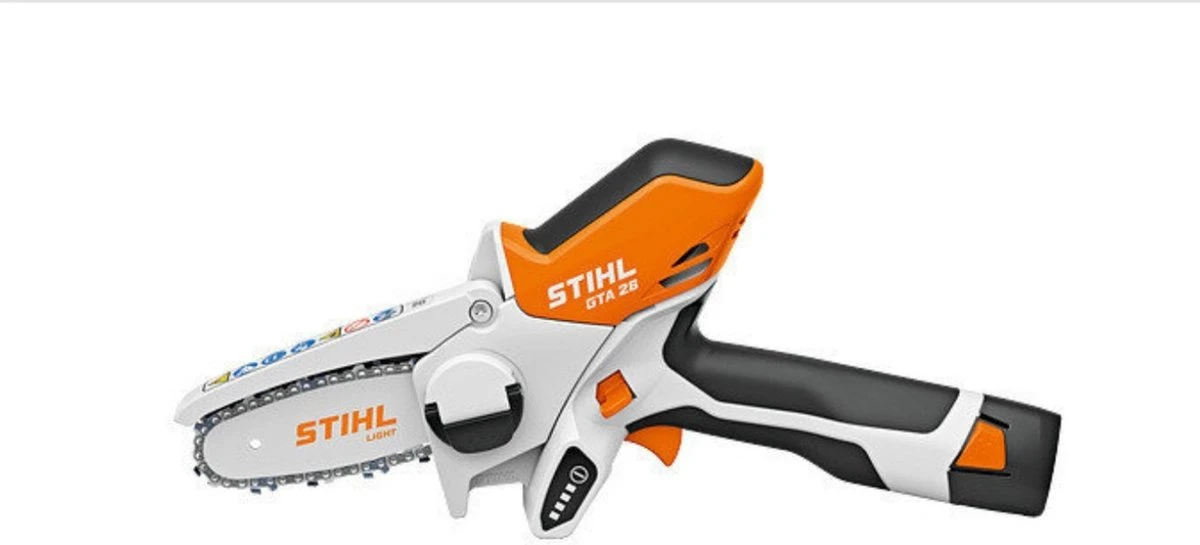 Stihl Accu Mini Kettingzaag SET - Snoeischaar - Snoeizaag - Hand Kettingzaag - Professioneel- Hovenier- Tuinman 4 Stihl Accu Mini Kettingzaag SET - Snoeischaar - Snoeizaag - Hand Kettingzaag - Professioneel- Hovenier- Tuinman - Afbeelding 2