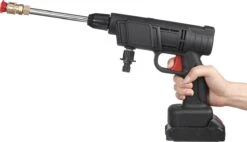 Merkloos Drillpro Elektrische Accu - Hogedrukreiniger - 30Bar - Multifunctioneel Mondstuk - Draagbaar Oplaadbaar Snoerloos - Zwart -Tuingereedschaps winkel 1200x691 2