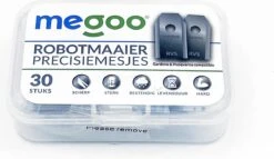 Mesjes Voor Husqvarna Automower - Reservemessen Voor Gardena Robotmaaier - 30st - RVS - Plastic Box - Megoo® -Tuingereedschaps winkel 1200x696 1