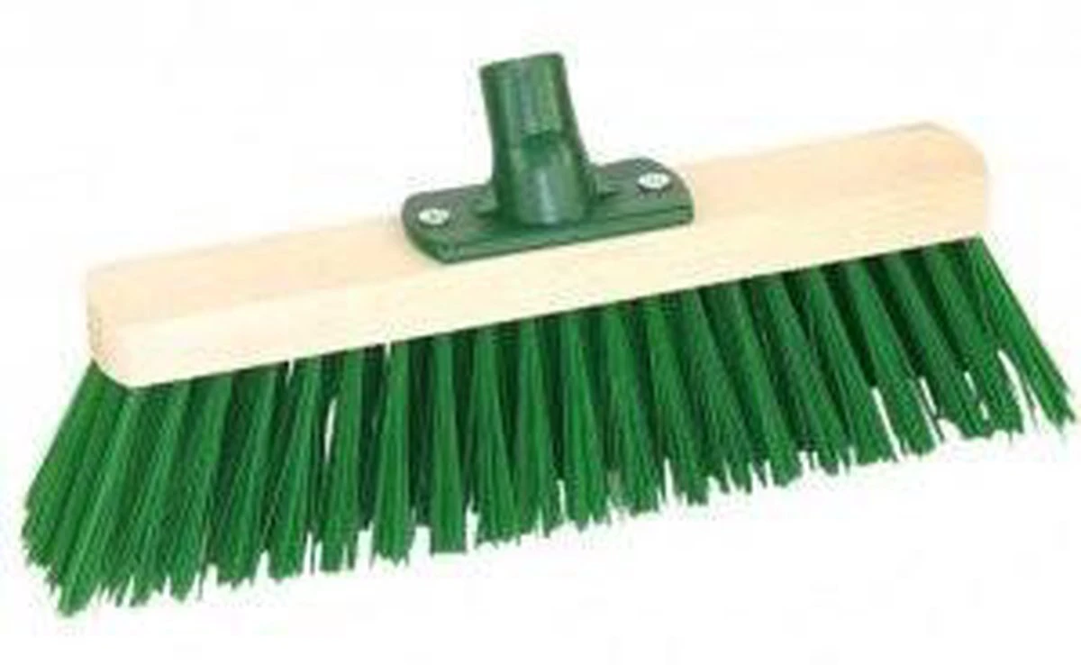 Benson Groene Straatbezem Met Afschroefbare Steel 5 Benson Groene Straatbezem Met Afschroefbare Steel - Afbeelding 3