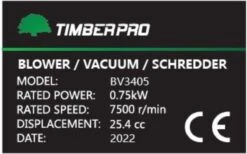 TIMBERPRO - Bladblazer - Benzine - Met Zuig En Versnipperfunctie - Blaassnelheid 225 Km/h - Opvangzak 45 L -Tuingereedschaps winkel 1200x747 1