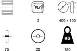 Kruiwagen Wiel 4.00 - 8 Luchtband Lijnprofiel - Asdiameter 20mm -Tuingereedschaps winkel 1200x795