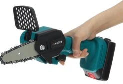 Merkloos Mini Accu Kettingzaag - 4 Inch Elektrische Boomzaag - Handkettingzaag - Met 2 Accu En 1 Oplader - Voor Tuinboom Ranch Bomen Snijden Hout- Blauw -Tuingereedschaps winkel 1200x815 4