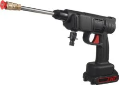 Merkloos Drillpro Elektrische Accu - Hogedrukreiniger - 30Bar - Multifunctioneel Mondstuk - Draagbaar Oplaadbaar Snoerloos - Zwart -Tuingereedschaps winkel 1200x855 1