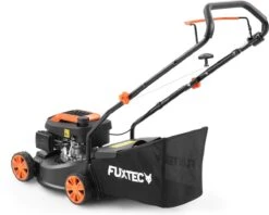 FUXTEC Grasmaaier Benzine - 41cm - 80cc - Duwmaaier - Opvangbak 45L - FX-RM4180 15 FUXTEC Grasmaaier Benzine - 41cm - 80cc - Duwmaaier - Opvangbak 45L - FX-RM4180 -Tuingereedschaps winkel 1200x964